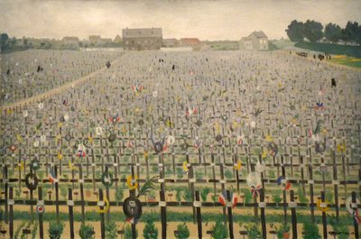 Chalons War Cemetery by Felix Edouard Vallotton